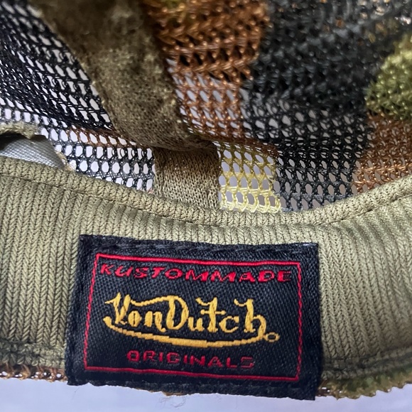 Von Dutch Camouflage Trucker Hat - Picture 5 of 5